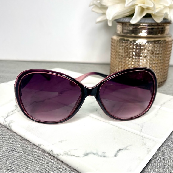 Purple Oversized Ombre Sunglasses Polarized New w Case - Picture 5 of 8
